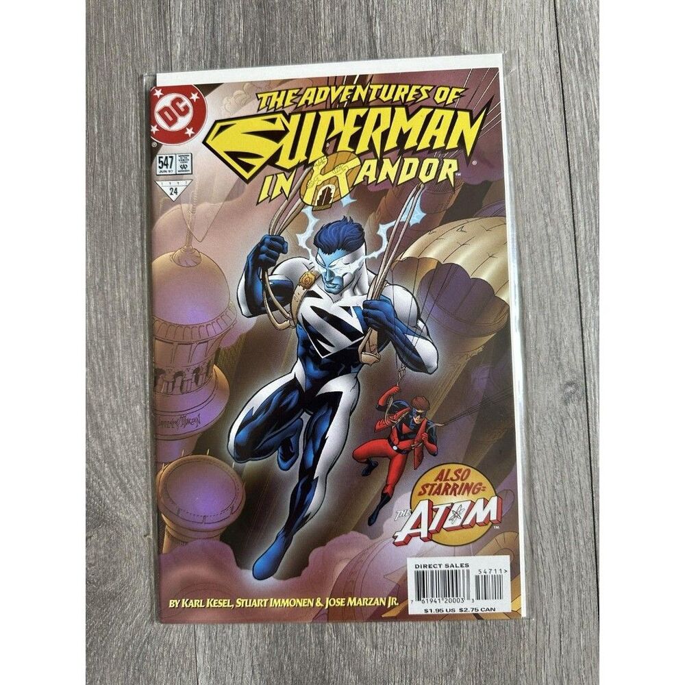 DC The Adventures Of Superman #547 Single Issue Comic Color 1997 Batman Atom